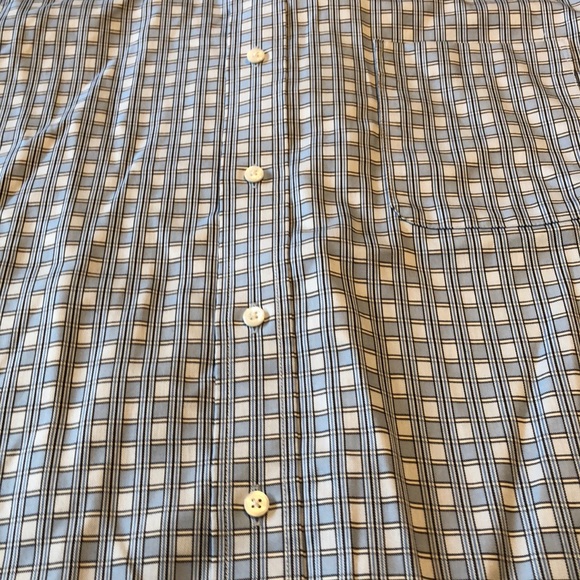 Men’s Button Up ENRO L/S Blue White XLarge - Picture 3 of 4